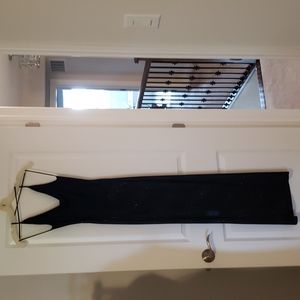 Black long dress, size small